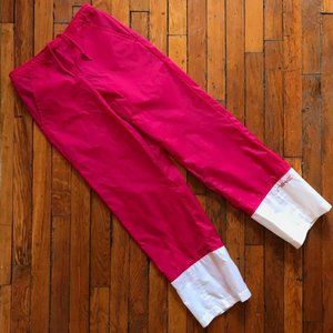 Rare Vintage‎ 90s Nike 1999 Women's Pink White Nylon Windbreaker Track Pants